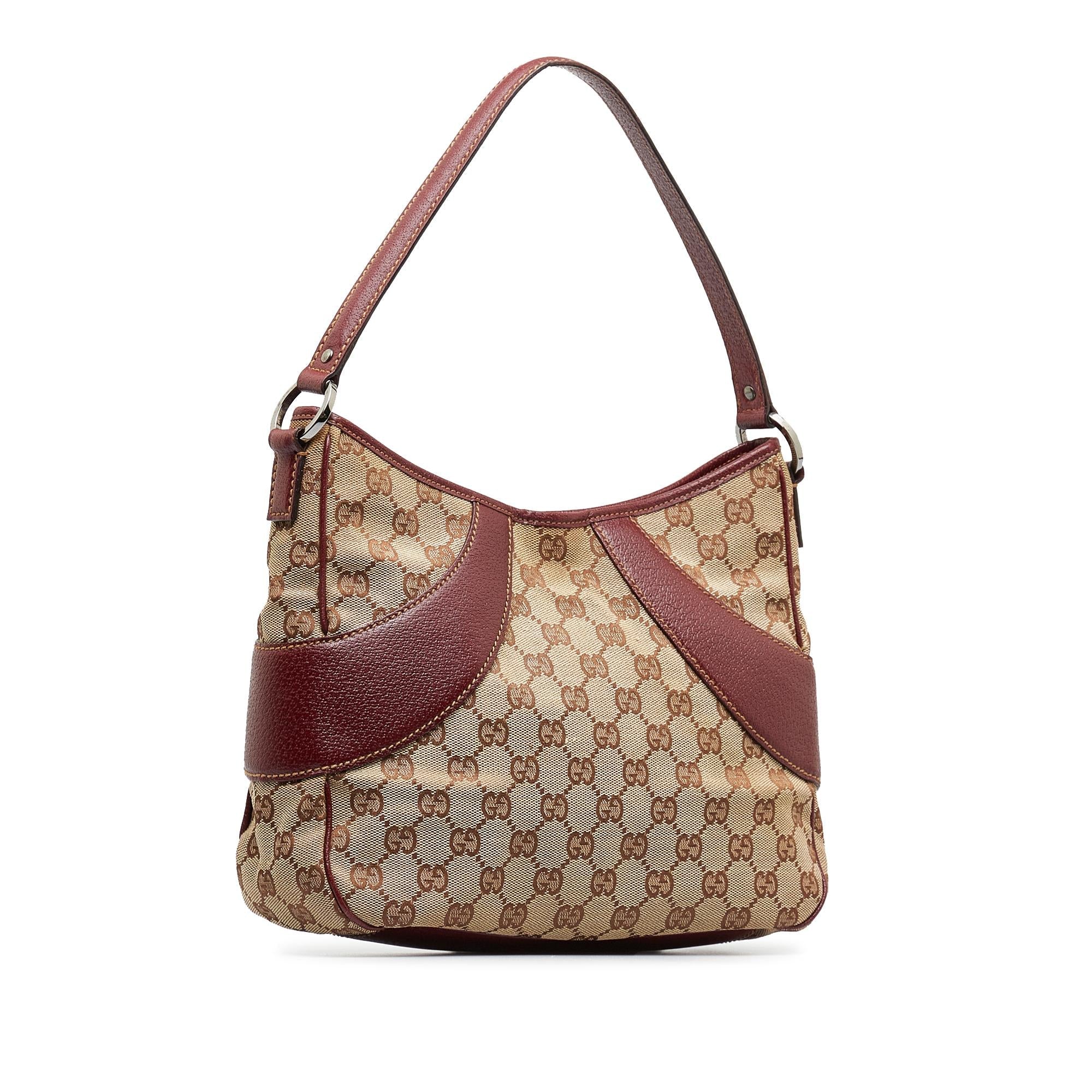 Gucci GG Canvas Shoulder Bag (SHG-8KB6EK)