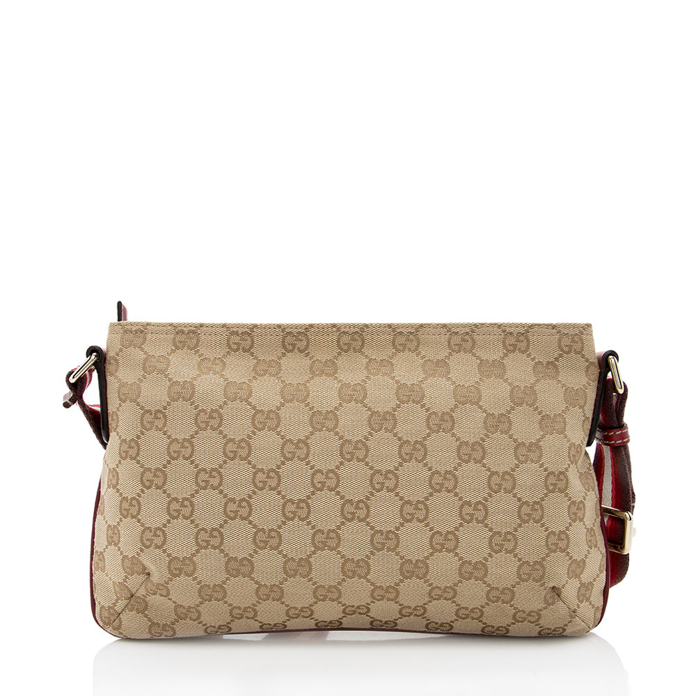 Gucci Gucci Canvas Small Messenger Bag (SHF-18327)