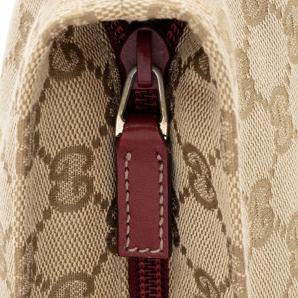 Gucci Gucci Canvas Small Messenger Bag (SHF-18327)
