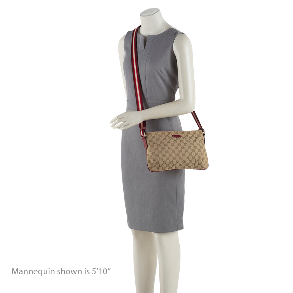 Gucci Gucci Canvas Small Messenger Bag (SHF-18327)