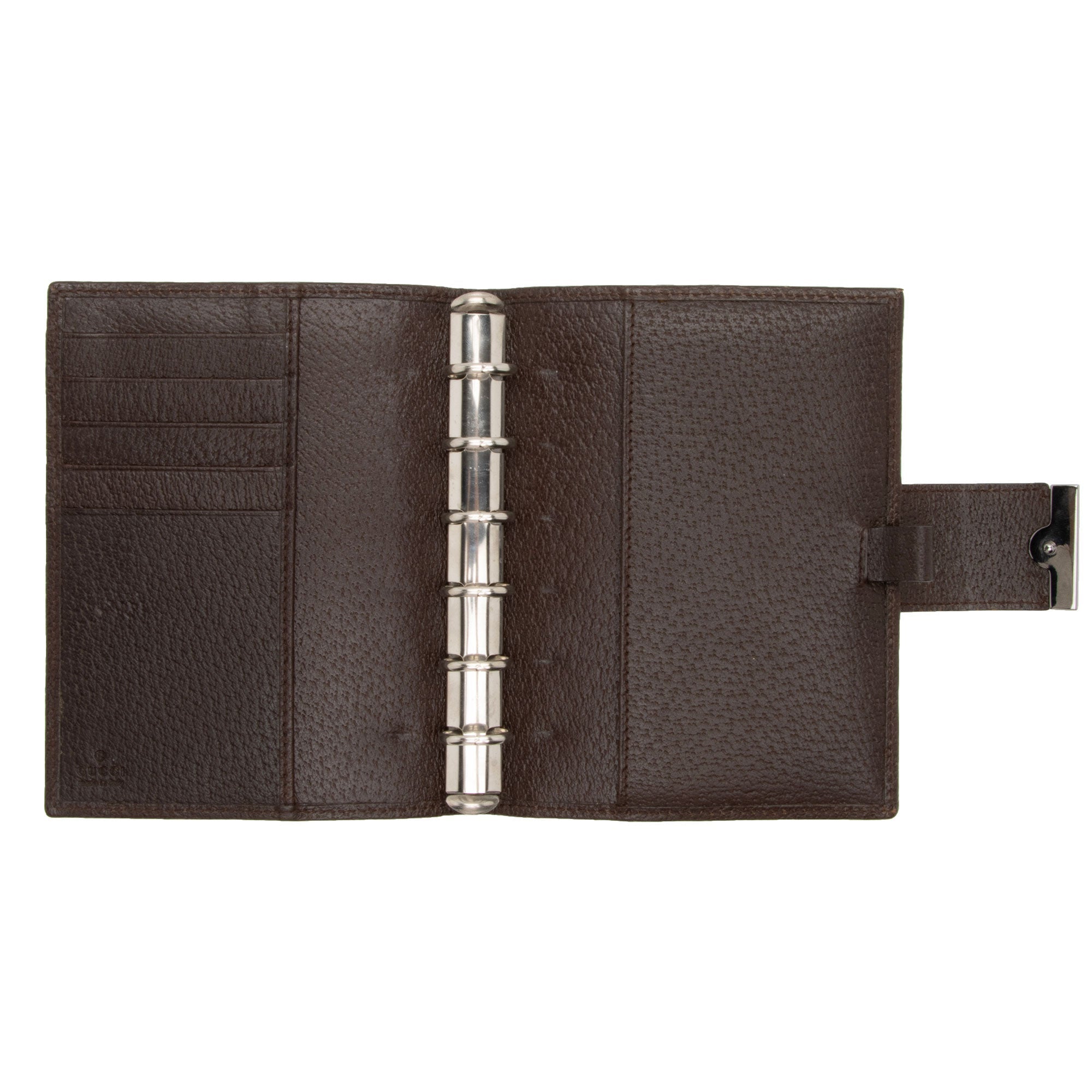 Gucci GG Canvas Small Ring Agenda Cover (SHF-KgNtOH)