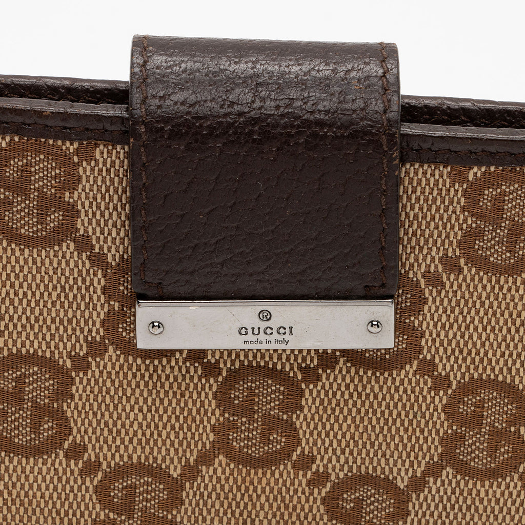 Gucci GG Canvas Small Ring Agenda Cover (SHF-KgNtOH)