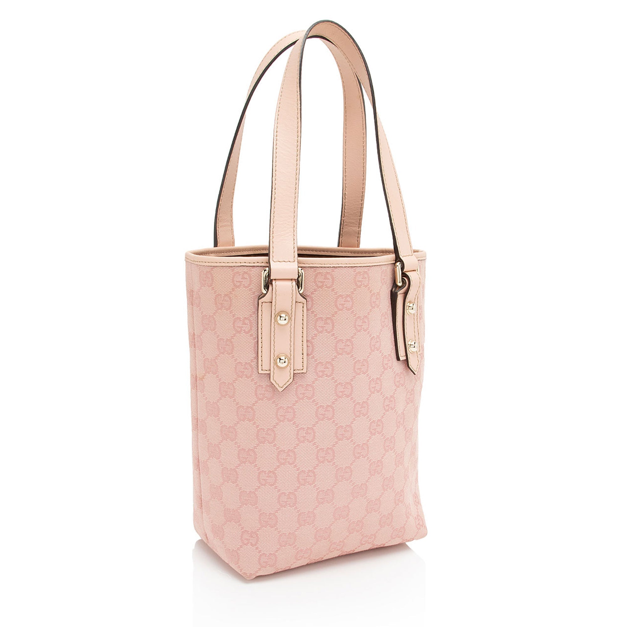 Gucci GG Canvas Small Vertical Tote (SHF-hi7sXz)