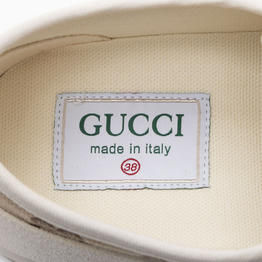 Gucci GG Canvas Sneakers - Size 8 / 38 (SHF-lc2jmk)