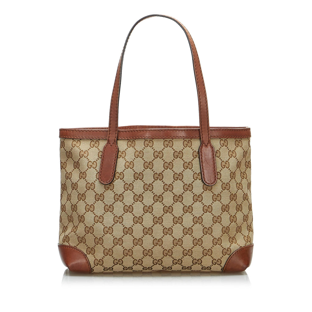 Gucci GG Canvas Stirrup Handbag (SHG-4H8XJO)