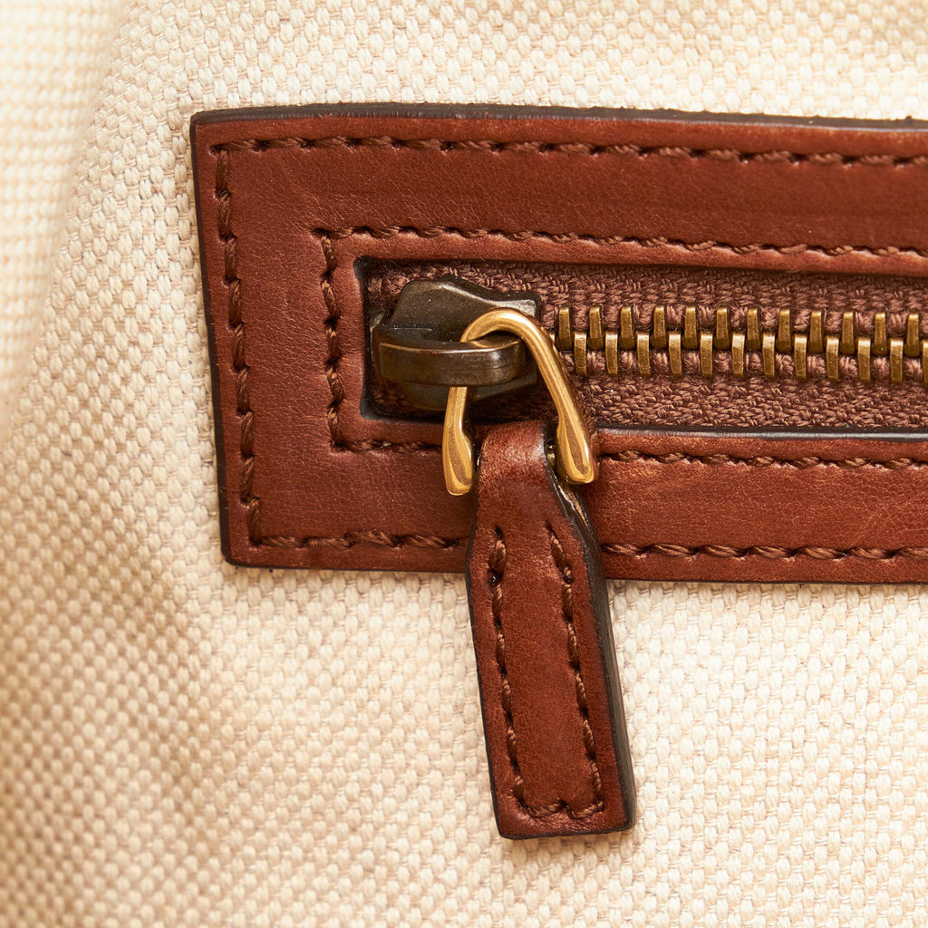 Gucci GG Canvas Stirrup Handbag (SHG-4H8XJO)