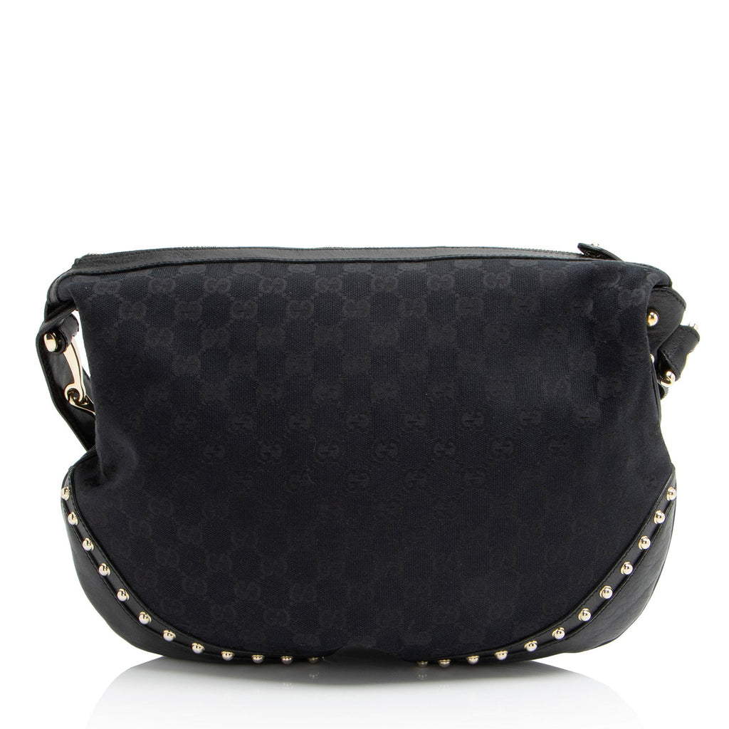 Gucci GG Canvas Studded Pelham Medium Messenger