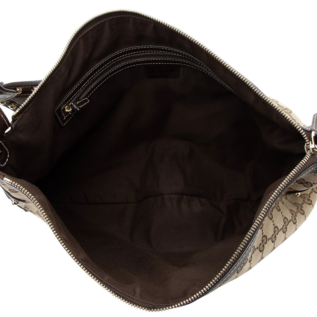 Gucci GG Canvas Studded Pelham Medium MessLBger