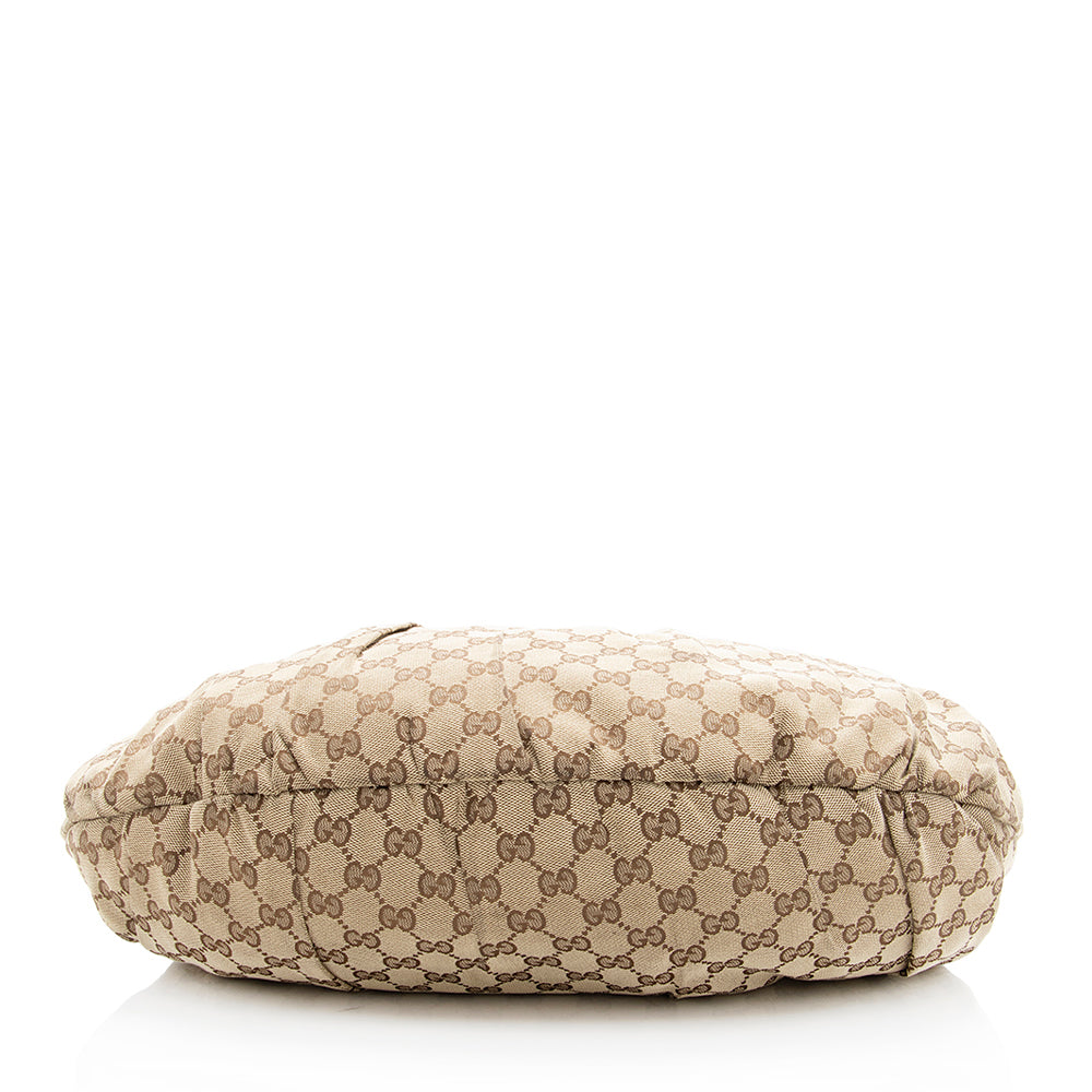 Gucci Gucci Canvas Studded Pelham Small Shoulder Bag (SHF-19024)