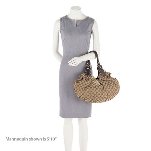 Gucci Gucci Canvas Studded Pelham Small Shoulder Bag (SHF-19024)