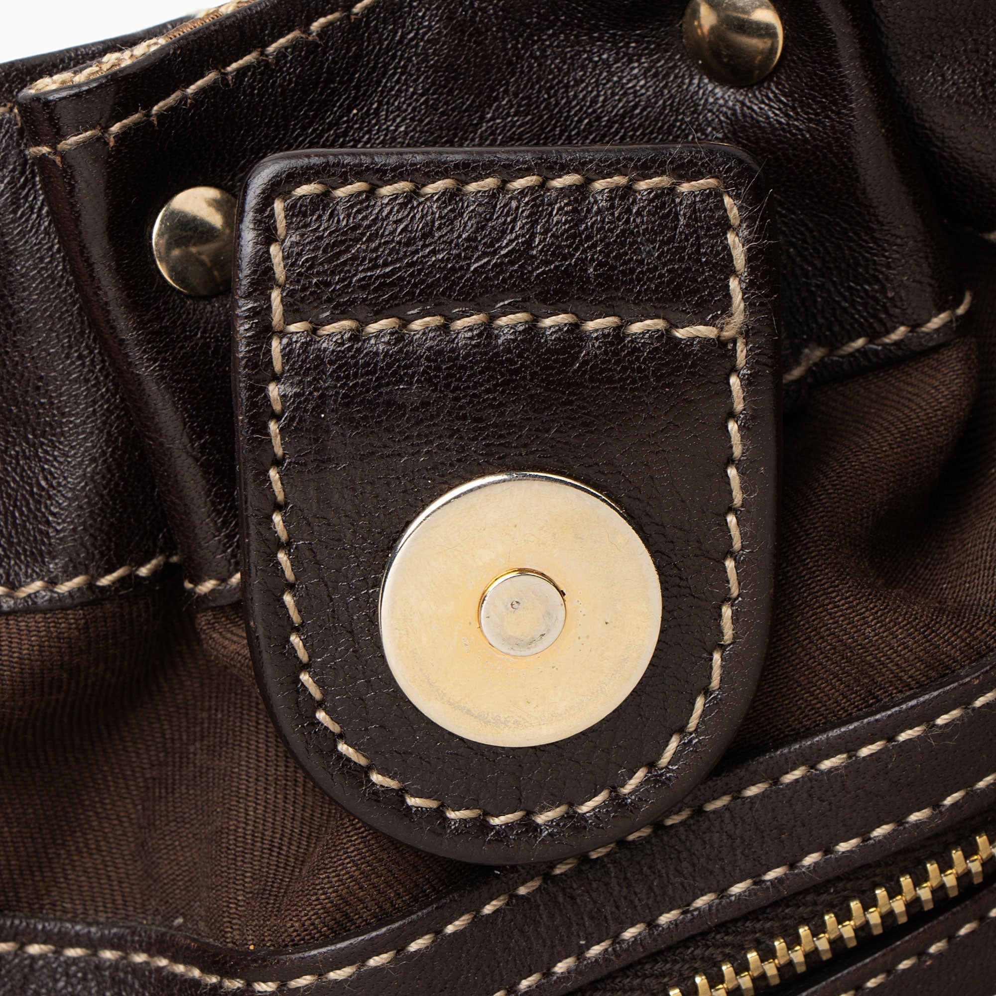 Gucci GG Canvas Studded Pelham Small Tote