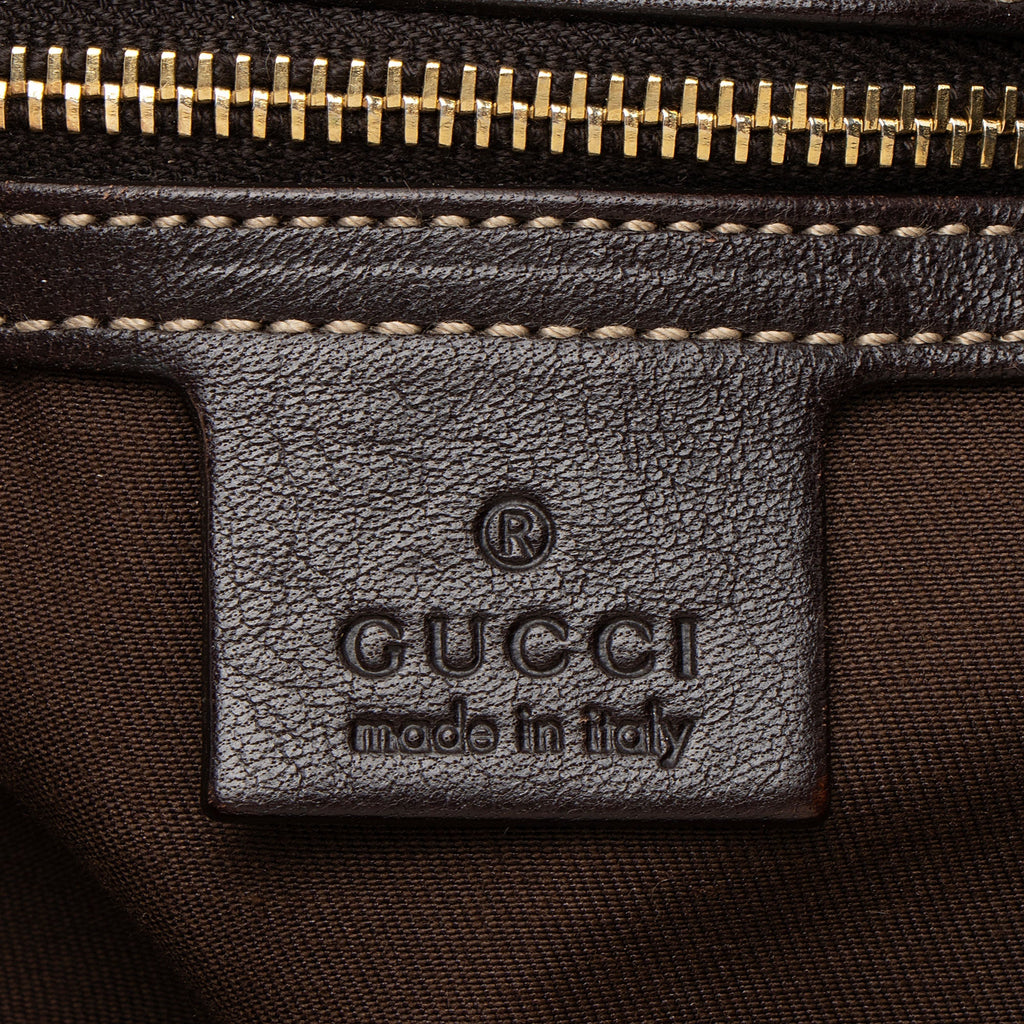 Gucci GG Canvas Studded Pelham Small Tote