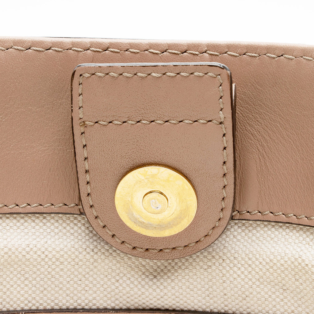 Gucci GG Canvas Studded Scarlett Medium Tote