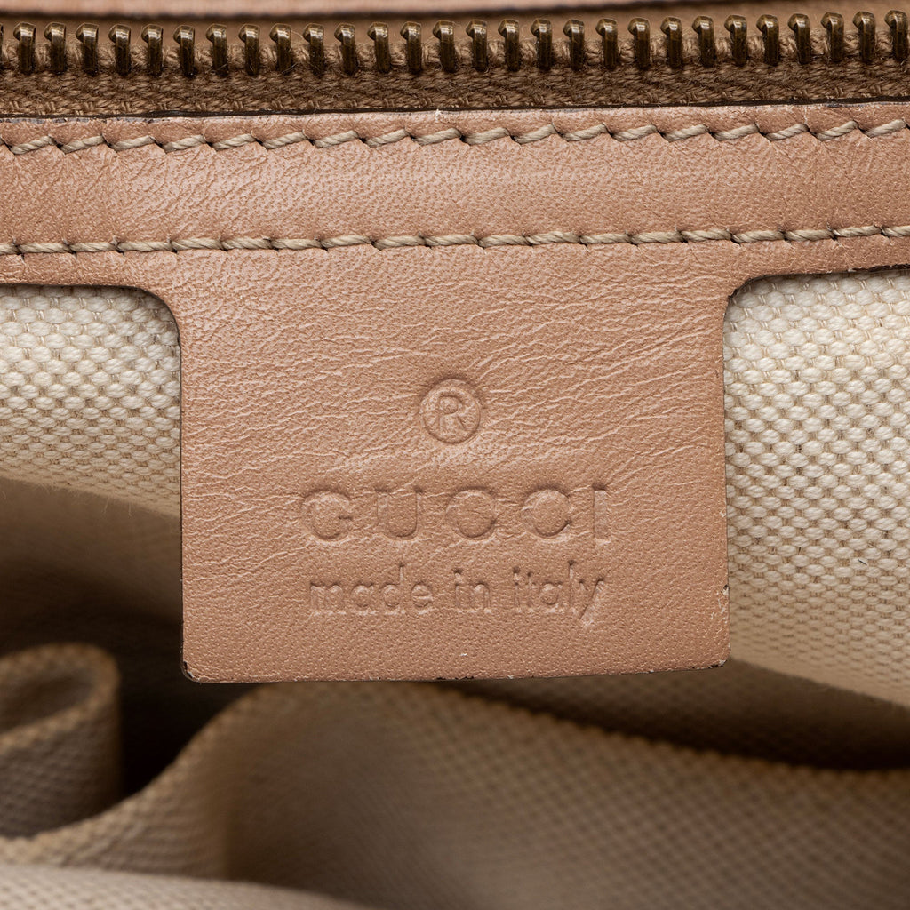 Gucci GG Canvas Studded Scarlett Medium Tote