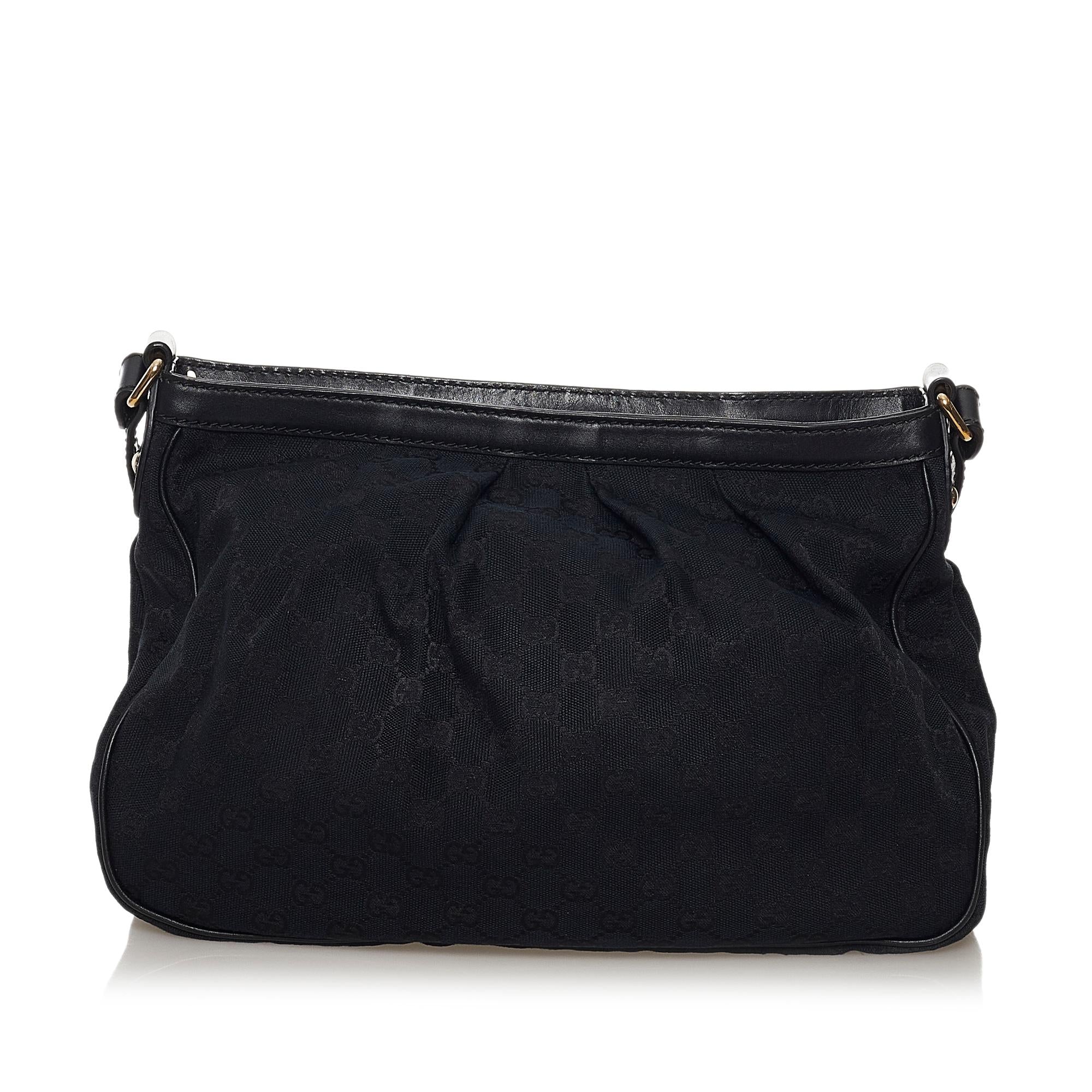 Gucci Gucci Canvas Sukey Crossbody Bag (SHG-33283)