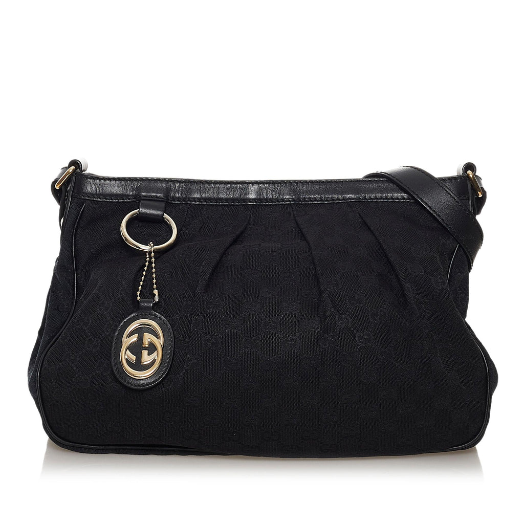 Gucci Gucci Canvas Sukey Crossbody Bag (SHG-33283)