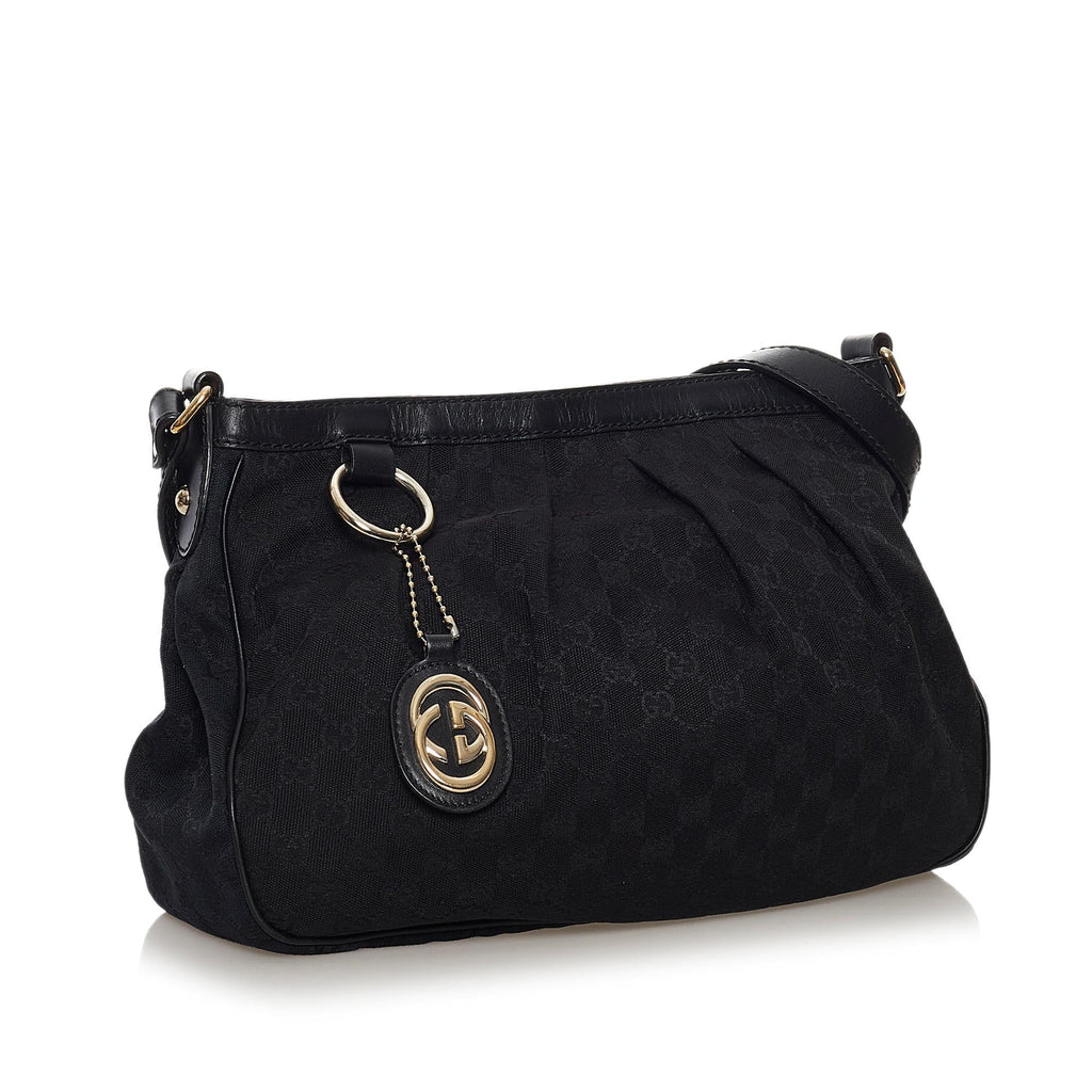 Gucci Gucci Canvas Sukey Crossbody Bag (SHG-33283)