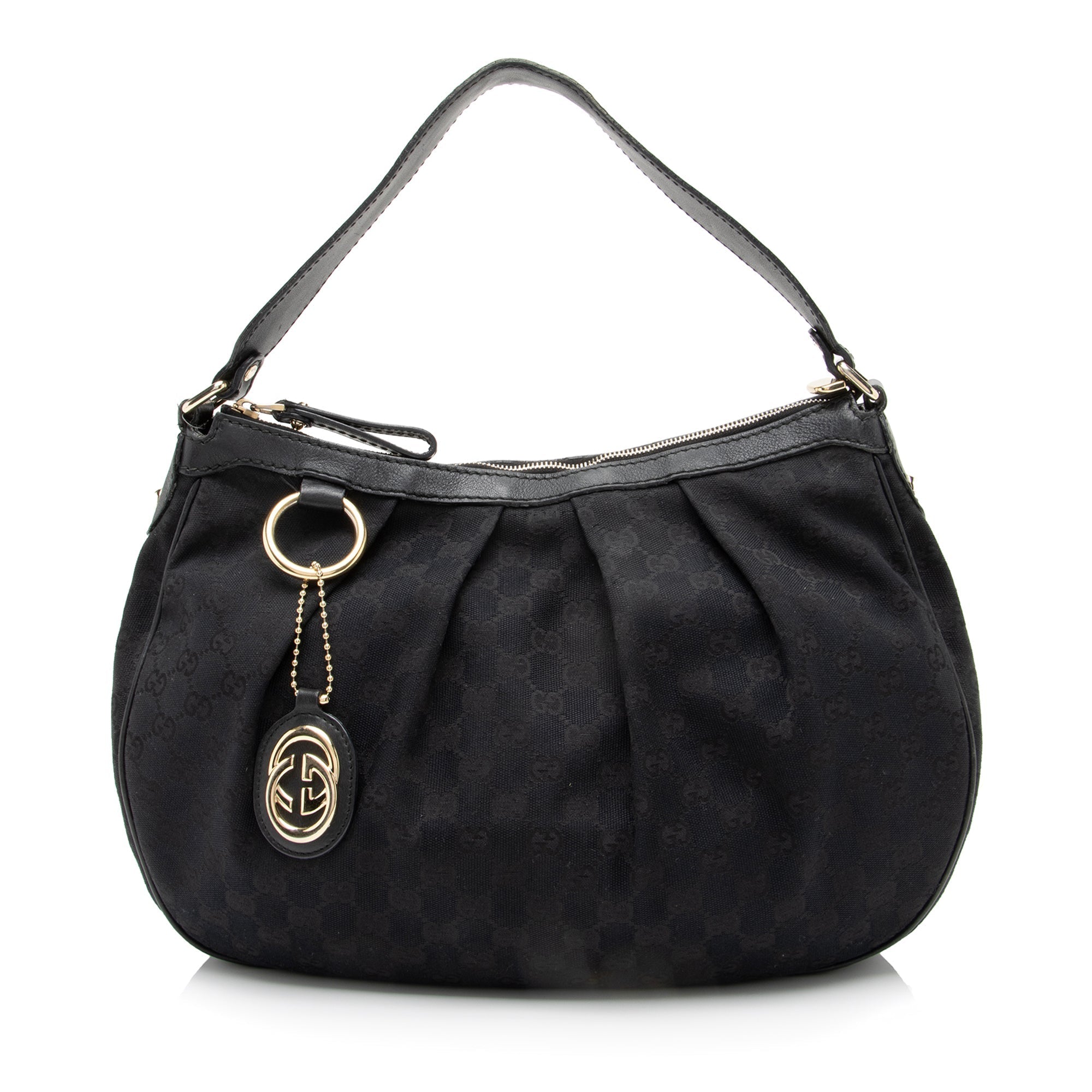 Gucci GG Canvas Sukey Hobo (SHF-23397)