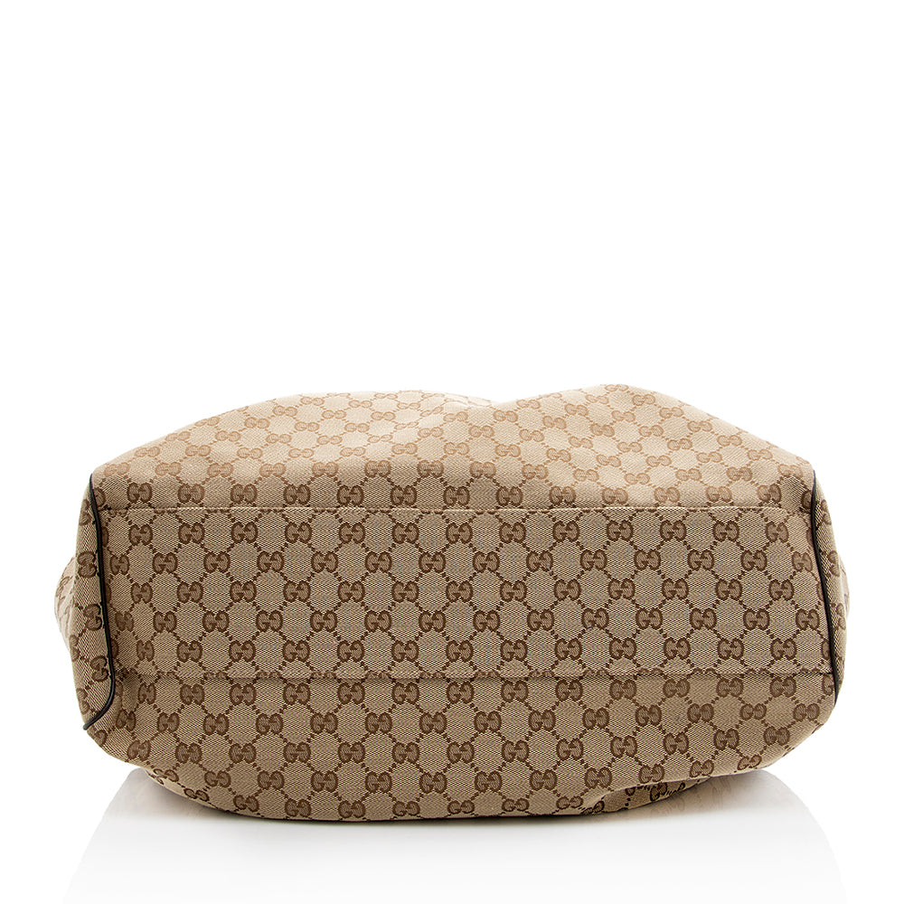Gucci GG Canvas Sukey Large Tote (SHF-19513)