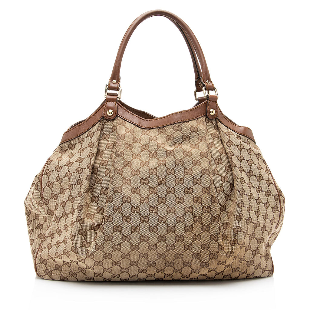 Gucci GG Canvas Sukey Large Tote (SHF-T4JM0Y)