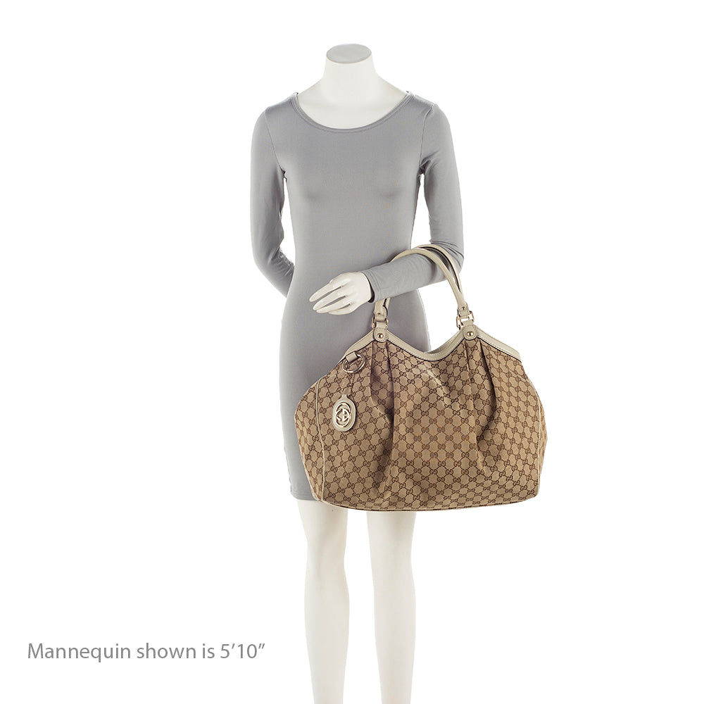 Gucci GG Canvas Sukey Large Tote (SHF-A7XQdb)