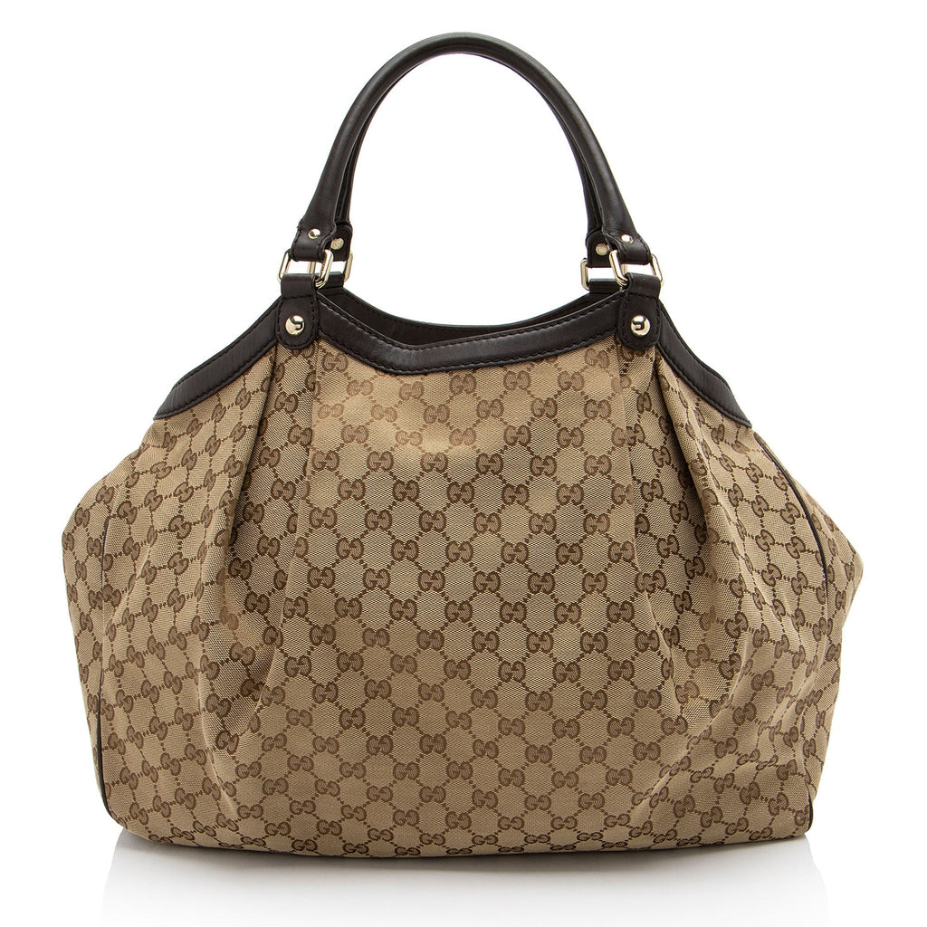 Gucci GG Canvas Sukey Large Tote (SHF-TIeYNz)