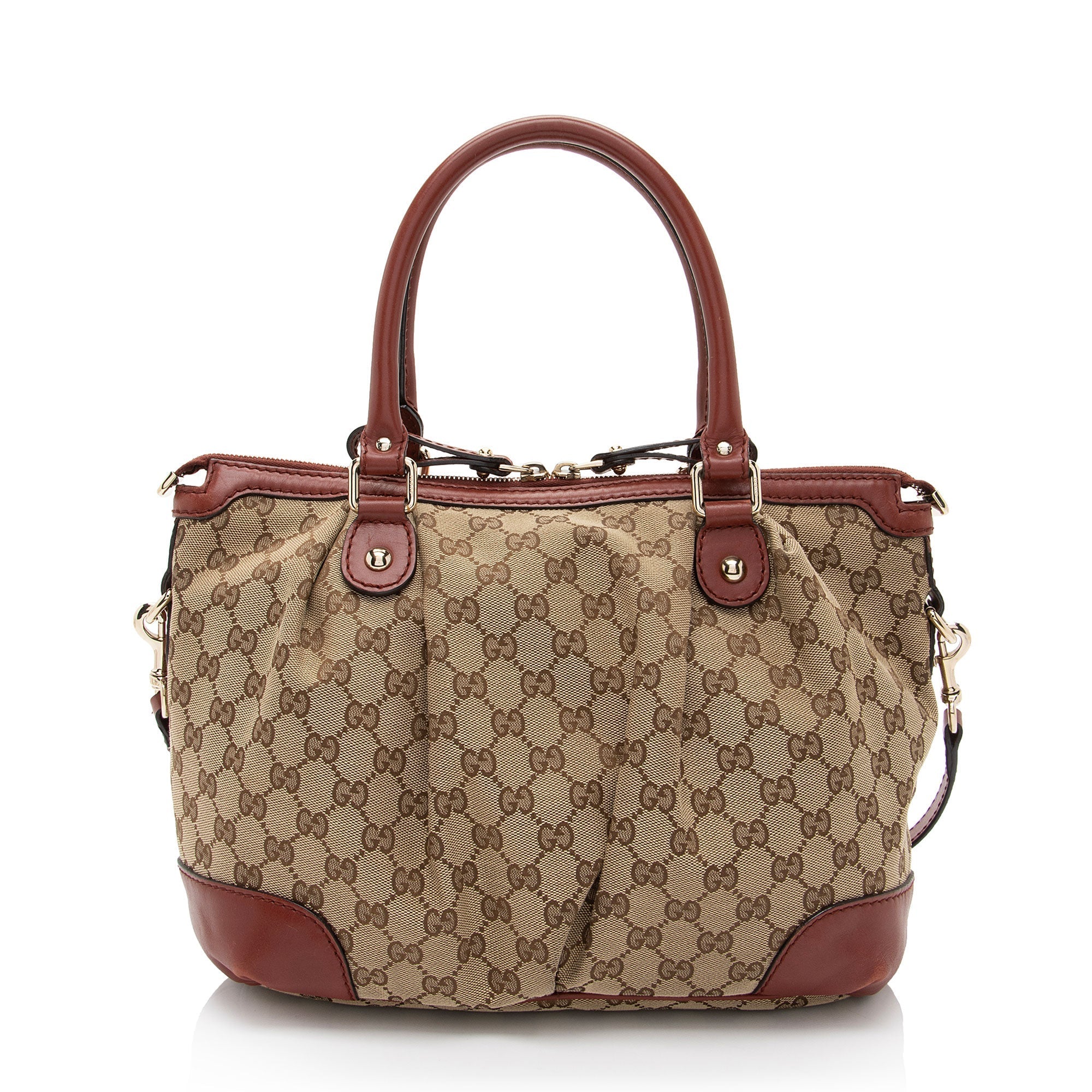 Gucci GG Canvas Sukey Medium Satchel (SHF-GRazNn)