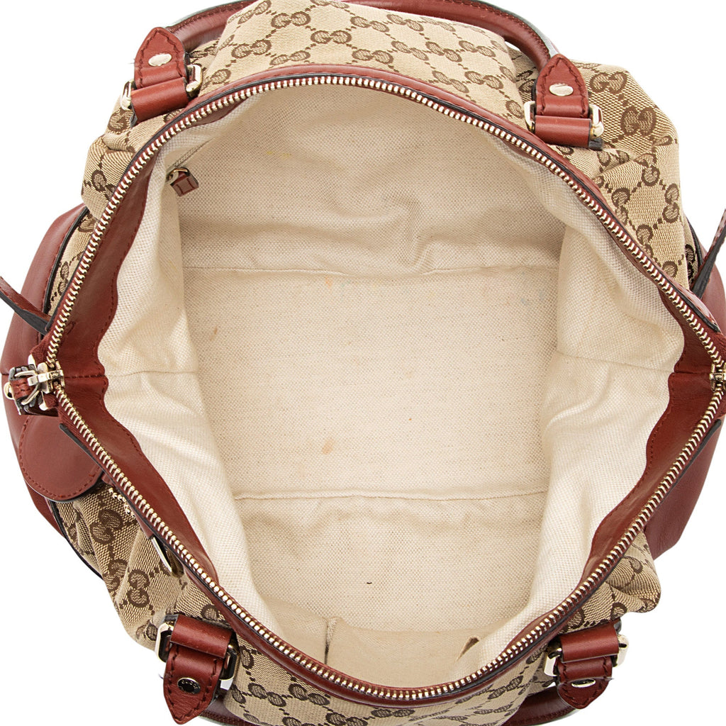 Gucci GG Canvas Sukey Medium Satchel (SHF-GRazNn)