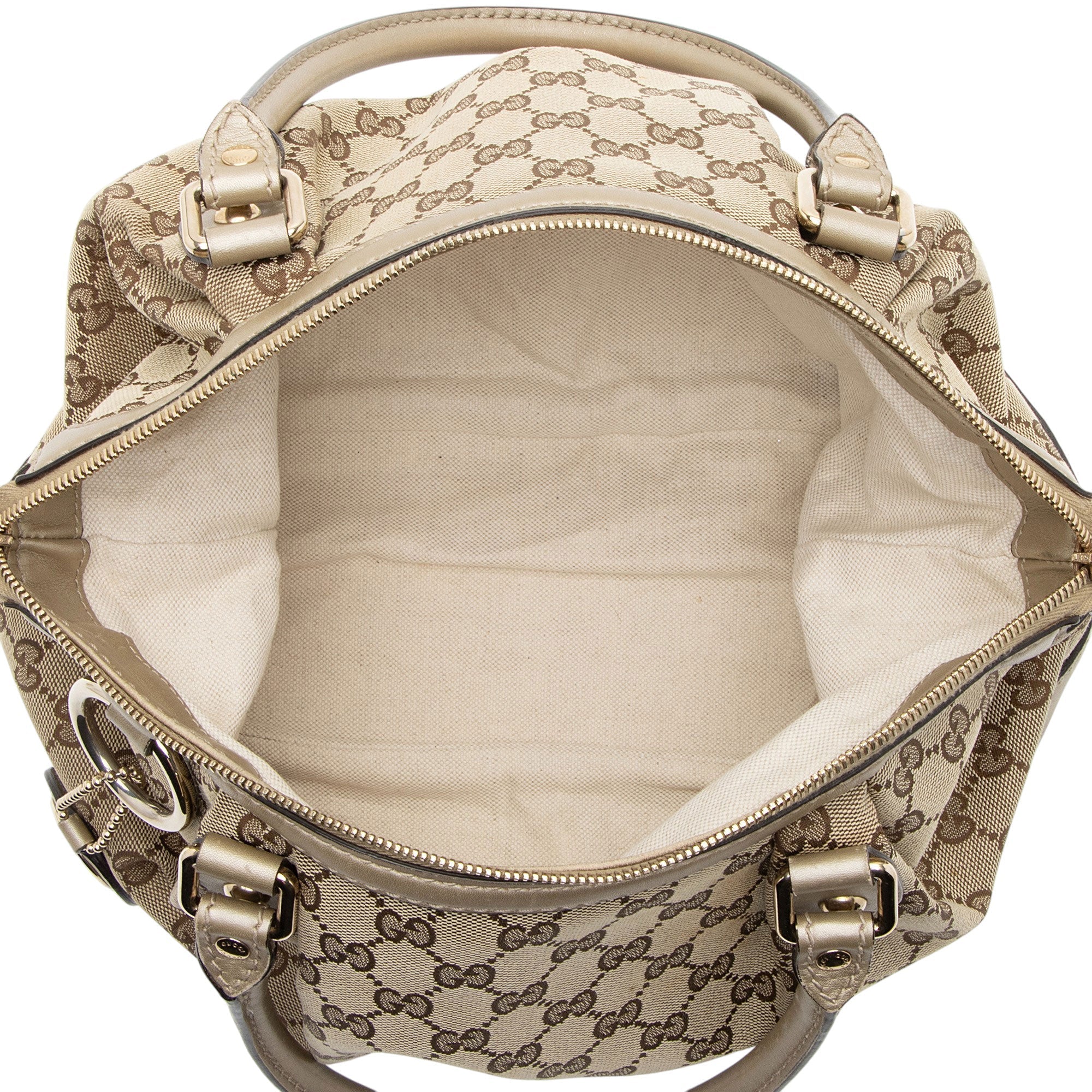 Gucci GG Canvas Sukey Medium Satchel