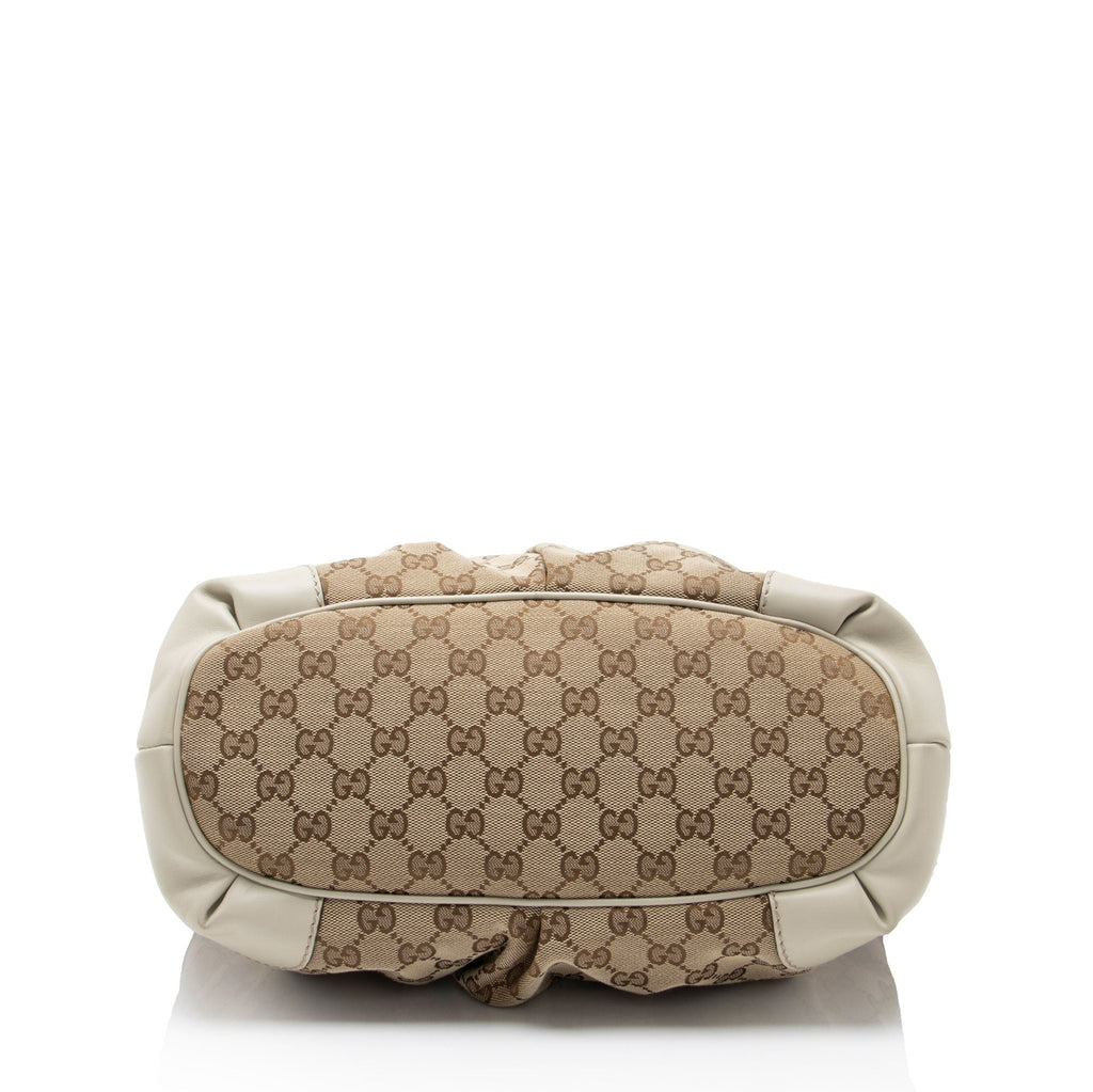 Gucci GG Canvas Sukey Medium Satchel