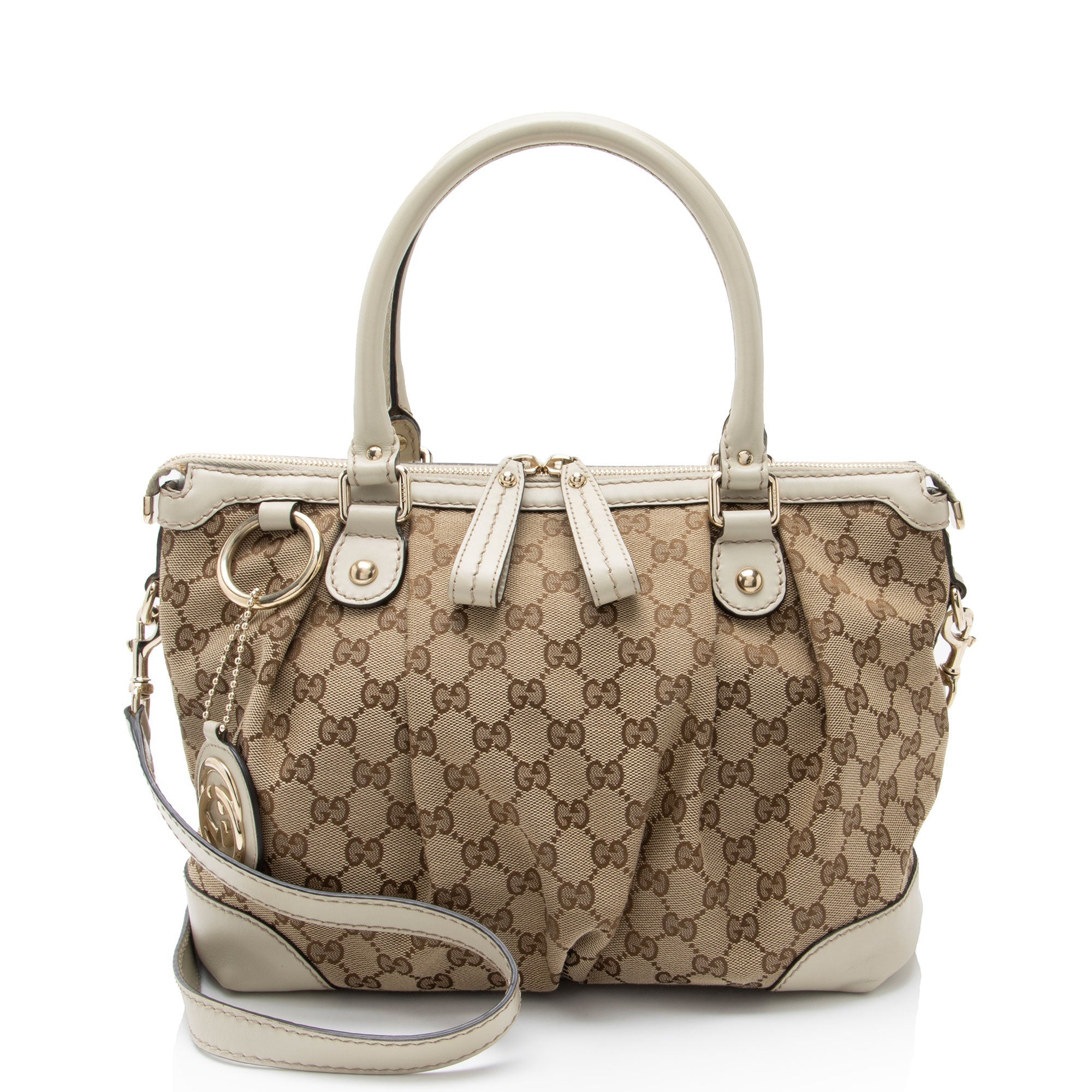 Gucci GG Canvas Sukey Medium Satchel
