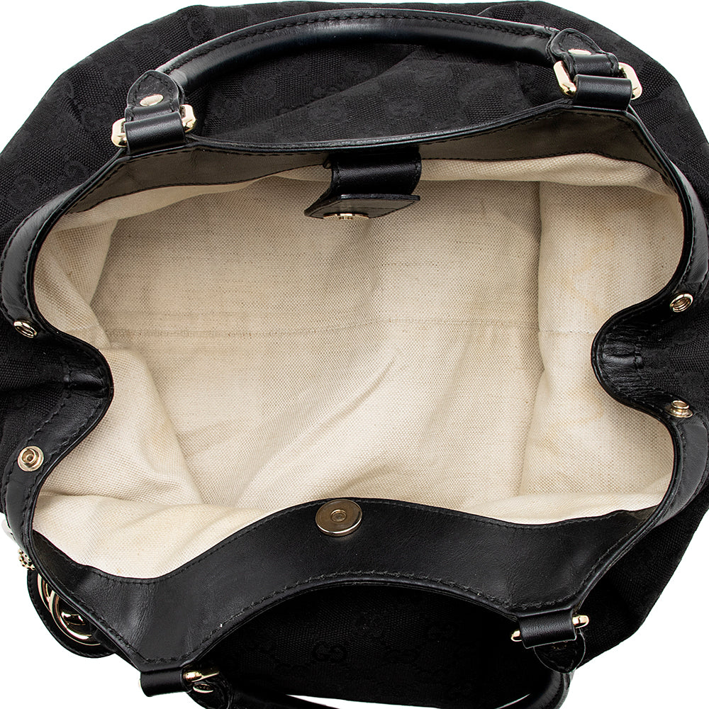 Gucci GG Canvas Sukey Medium Tote (SHF-14441)