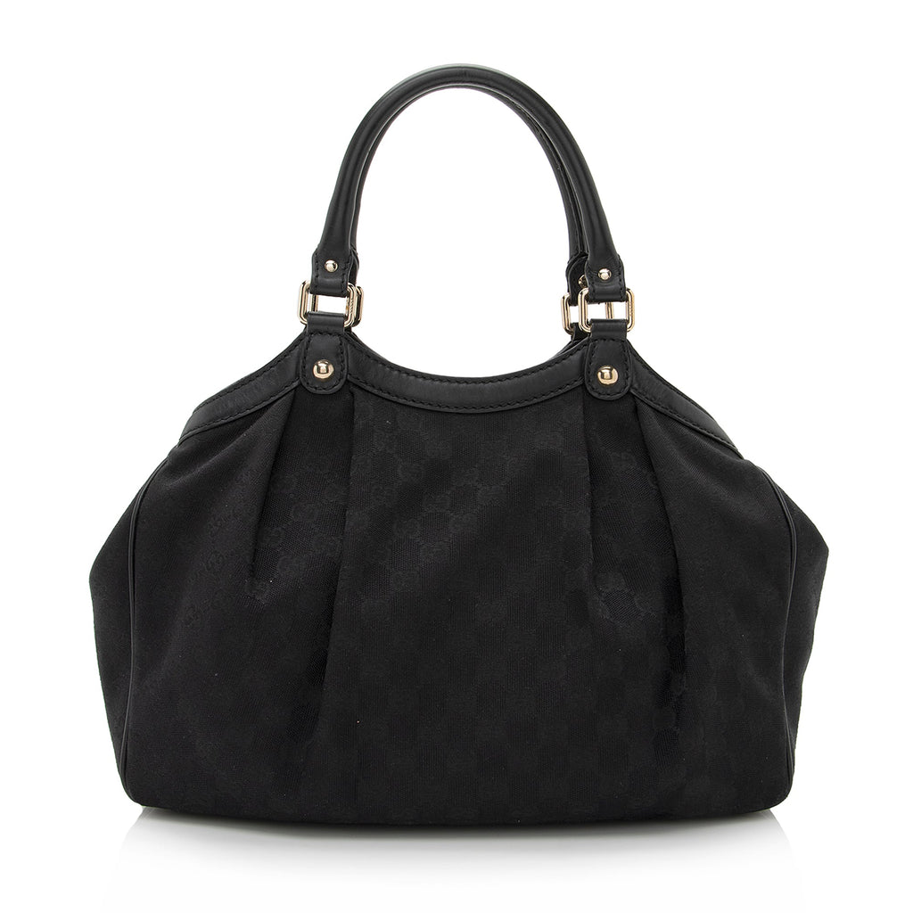 Gucci GG Canvas Sukey Medium Tote (SHF-22369)