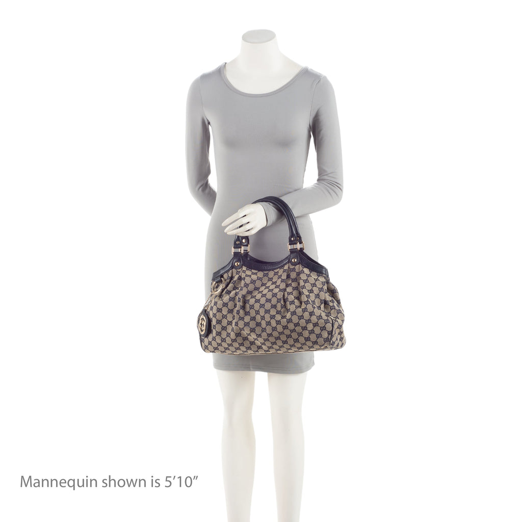 Gucci GG Canvas Sukey Medium Tote (SHF-Bw59AB)