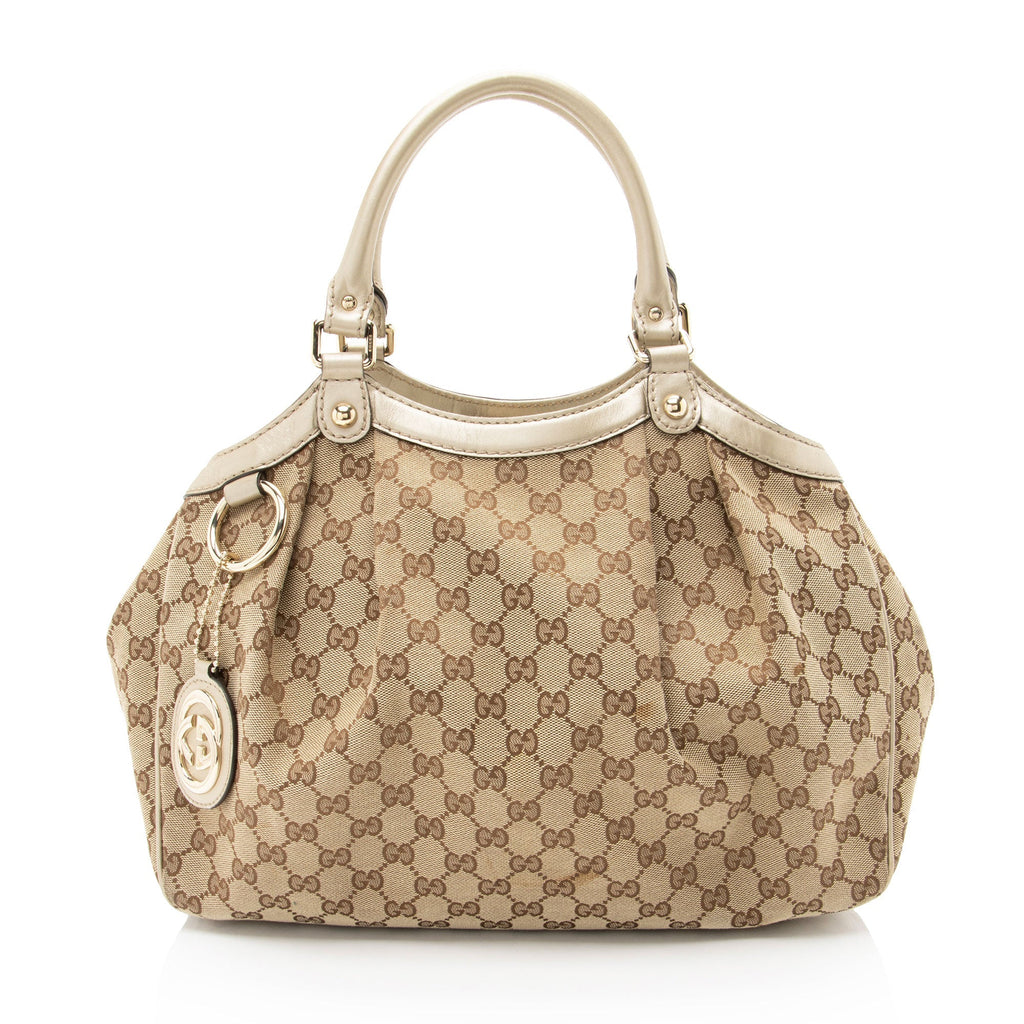 Gucci GG Canvas Sukey Medium Tote