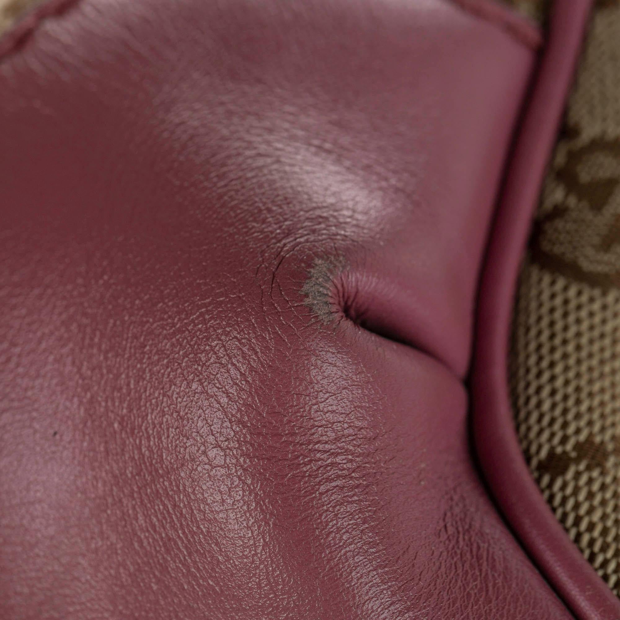 Gucci Gucci Canvas Sukey Satchel (SHG-21085)