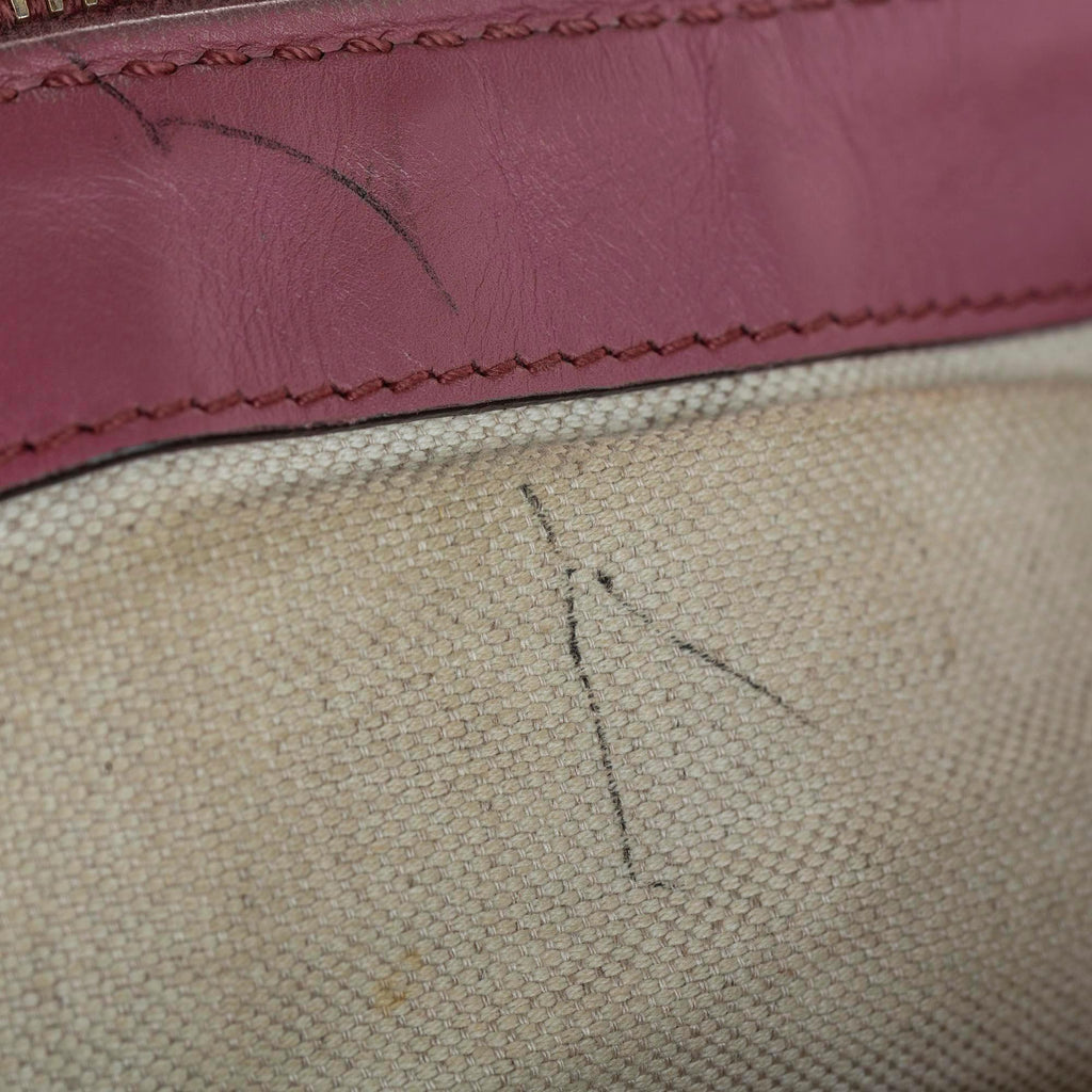 Gucci Gucci Canvas Sukey Satchel (SHG-21085)