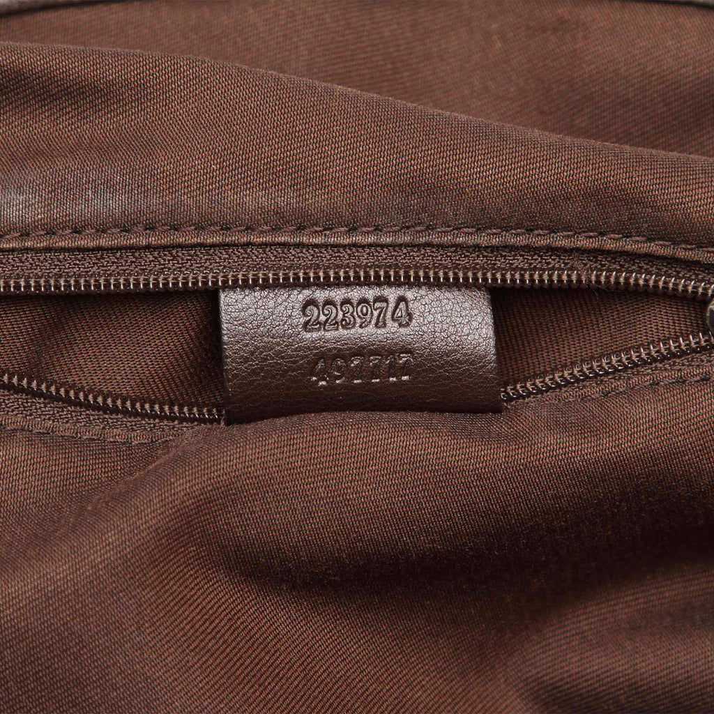 Gucci Gucci Canvas Sukey Satchel (SHG-21880)