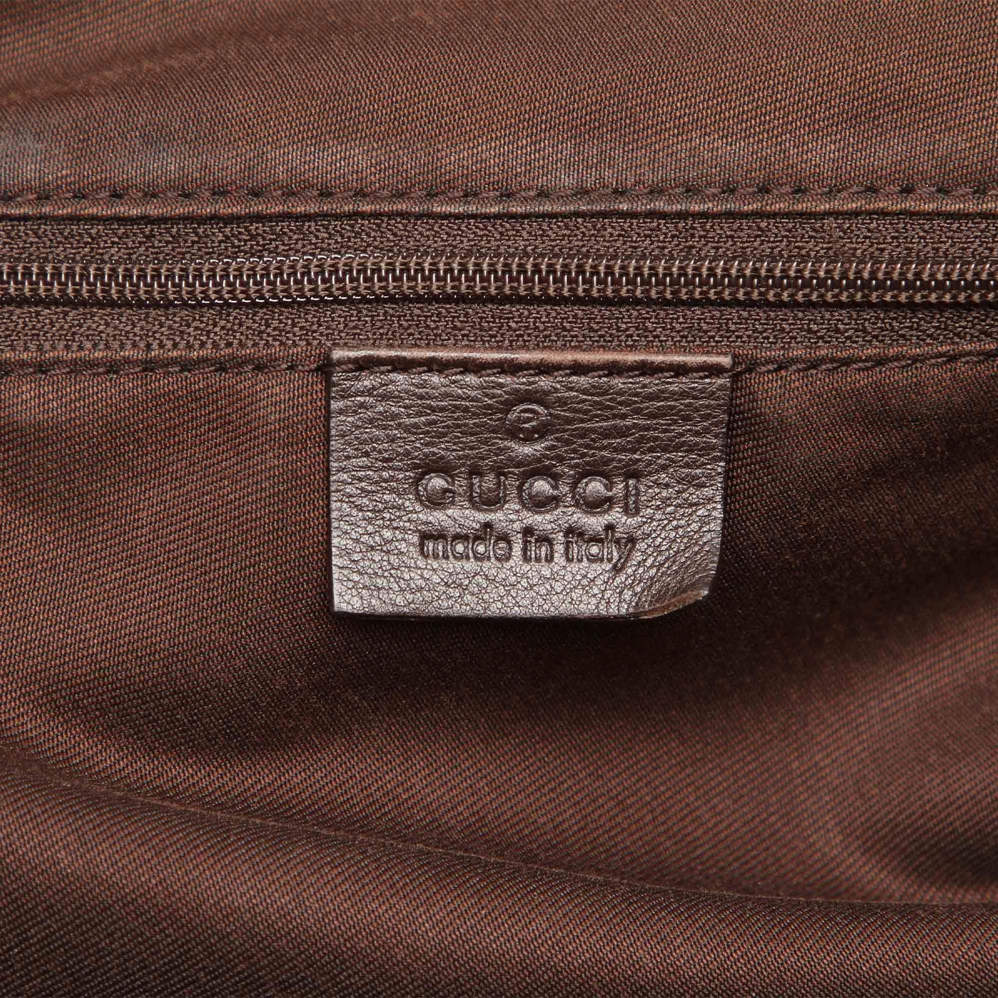 Gucci Gucci Canvas Sukey Satchel (SHG-21880)