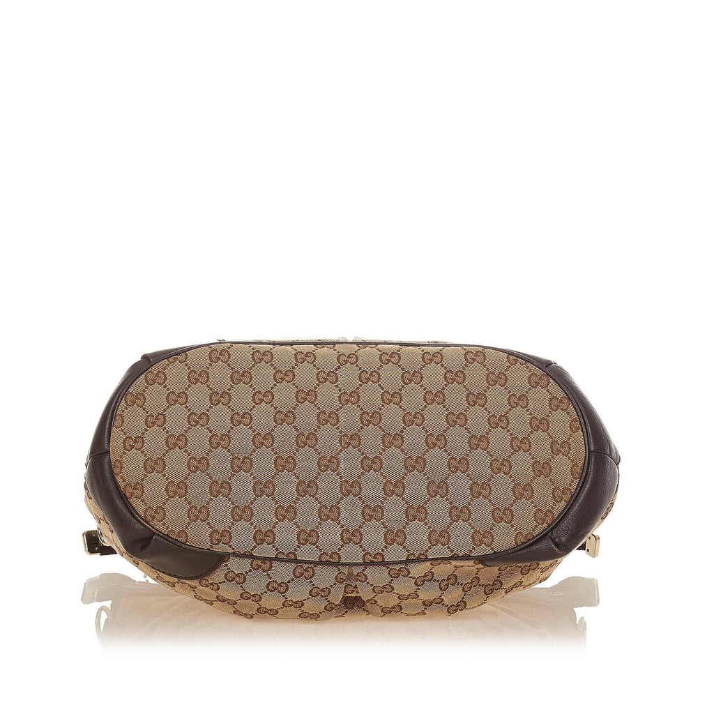 Gucci Gucci Canvas Sukey Satchel (SHG-26009)