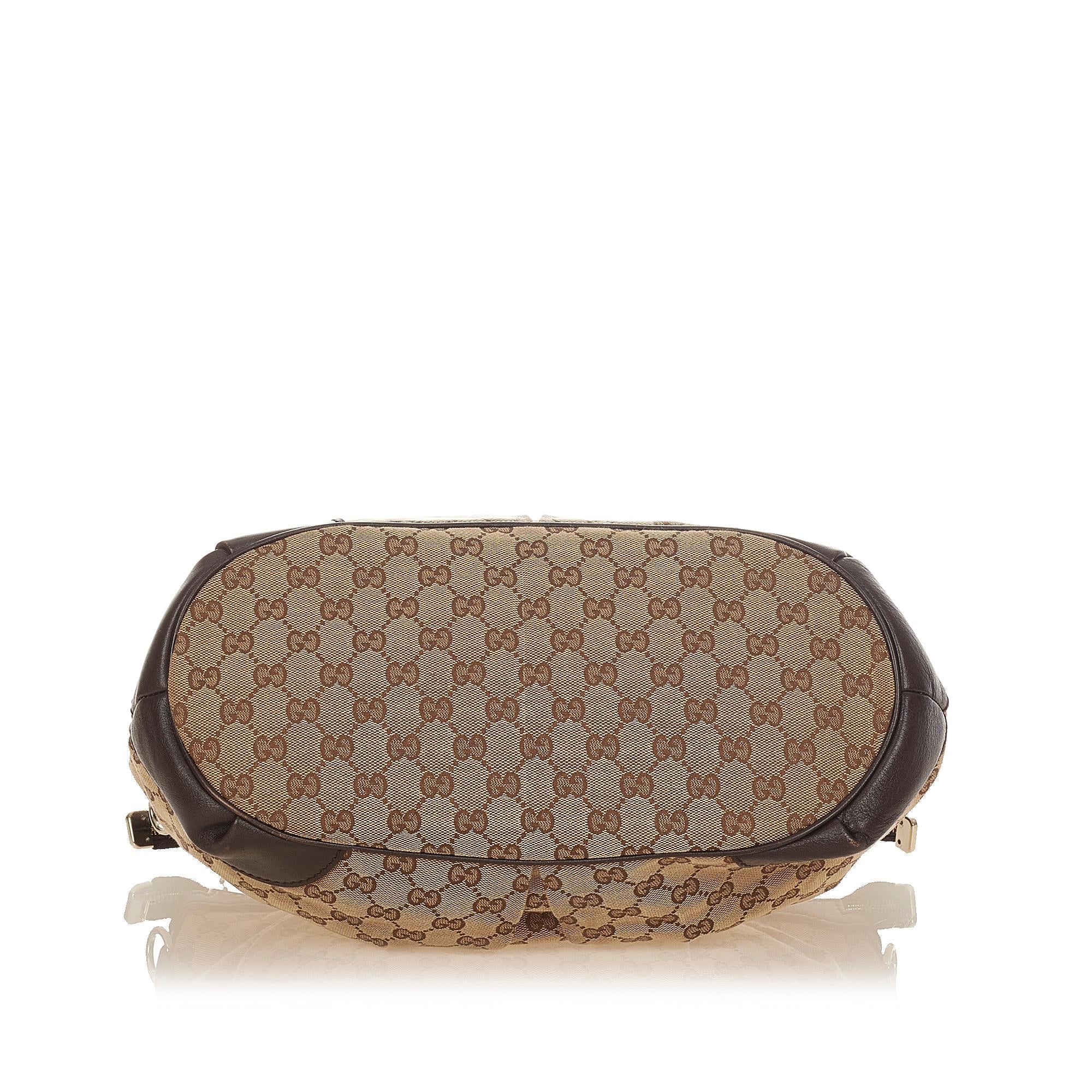 Gucci Gucci Canvas Sukey Satchel (SHG-26009)