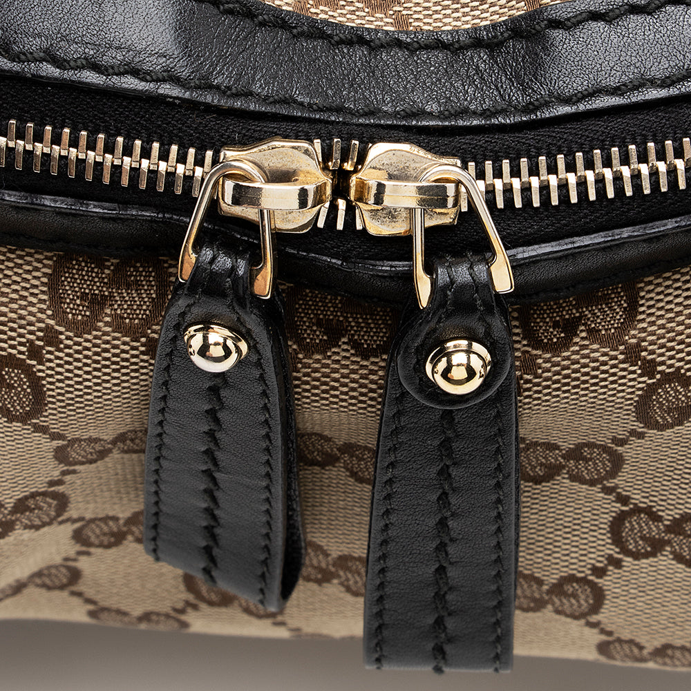 Gucci Gucci Canvas Sukey Satchel (SHF-18200)