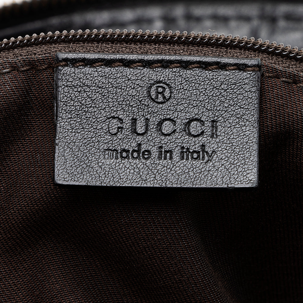 Gucci Gucci Canvas Sukey Satchel (SHF-18200)
