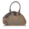 Gucci Gucci Canvas Sukey Satchel (SHG-26724)