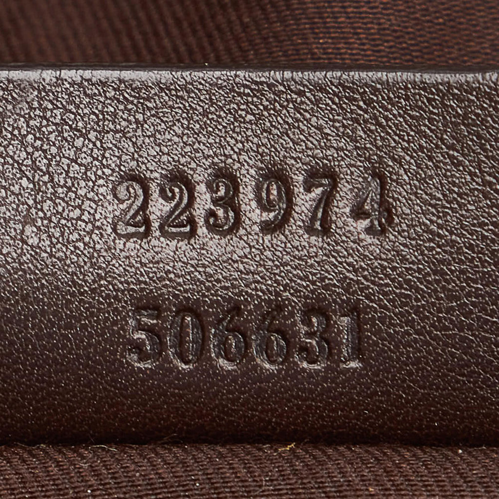 Gucci Gucci Canvas Sukey Satchel (SHG-28361)