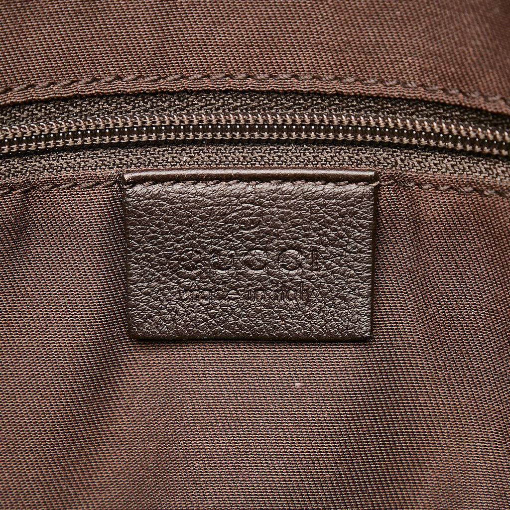 Gucci Gucci Canvas Sukey Satchel (SHG-28555)