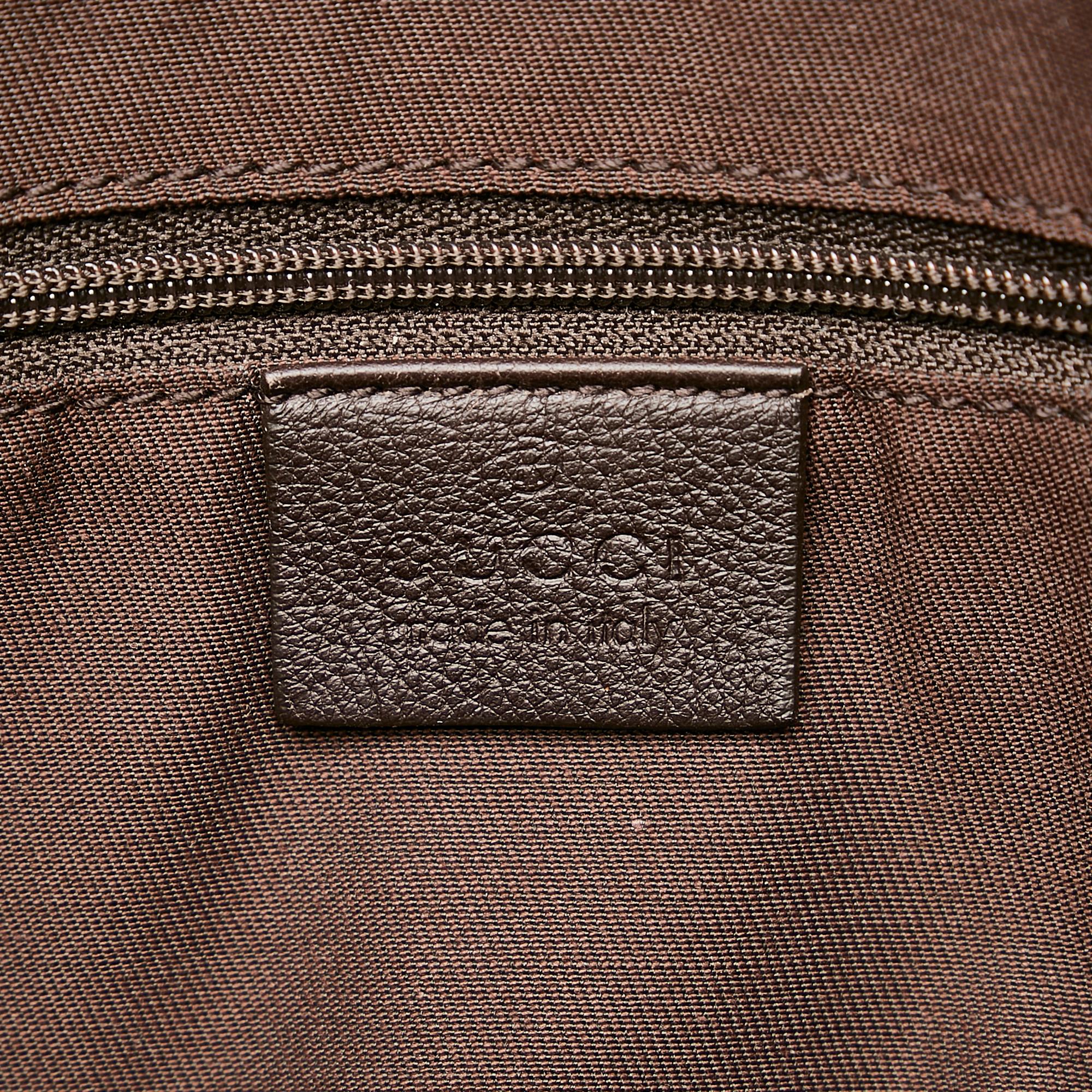 Gucci Gucci Canvas Sukey Satchel (SHG-28555)