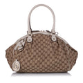 Gucci Gucci Canvas Sukey Satchel (SHG-29098)