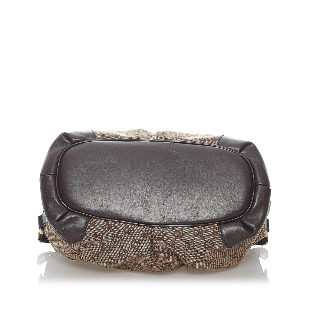 Gucci Gucci Canvas Sukey Satchel (SHG-30436)