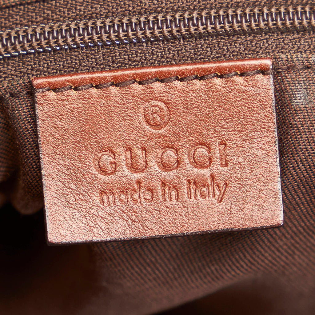 Gucci Gucci Canvas Sukey Satchel (SHG-32301)
